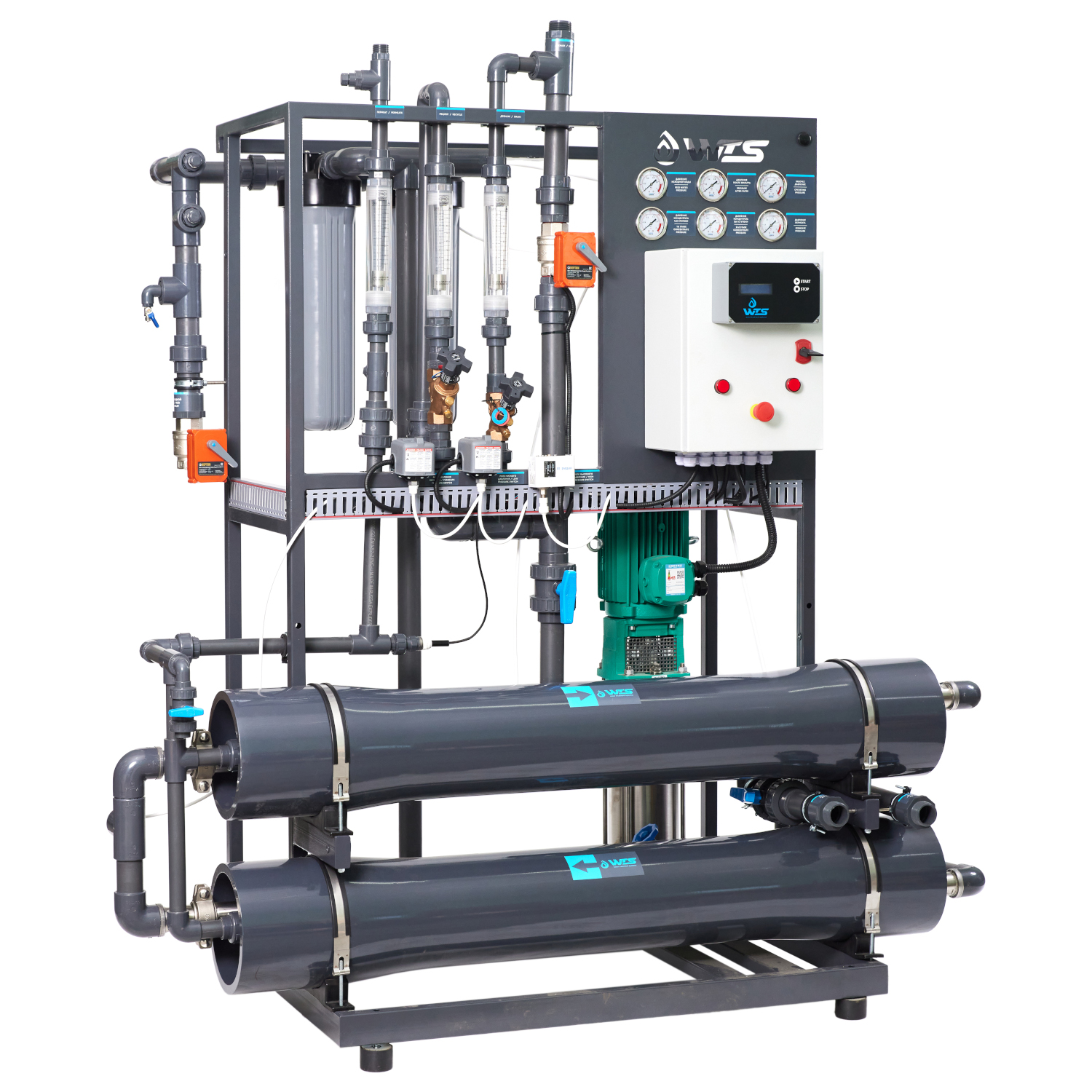 Обратноосмотическая система промышленная WTS IROS-02 (до 2000 л/ч)