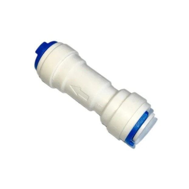 Обратный клапан-соединитель прямой Nature Water QT-26B, 3/8'' трубка х 3/8'' трубка