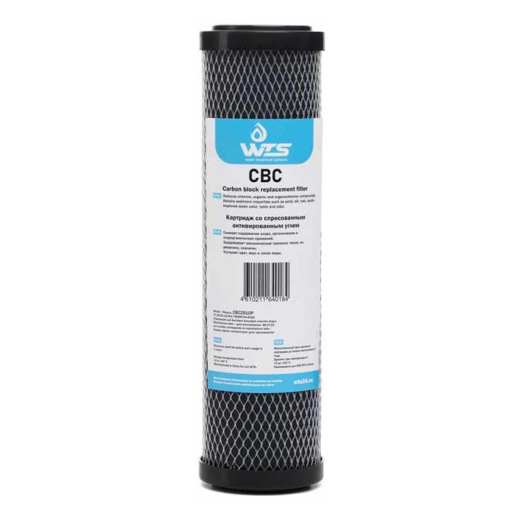 Картридж с прессованным углем SL 10" WTS CBC2510P